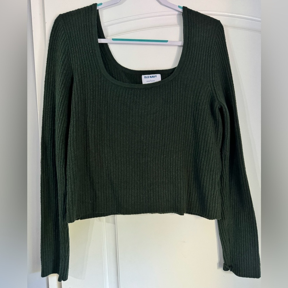 Old navy emerald green sweater top